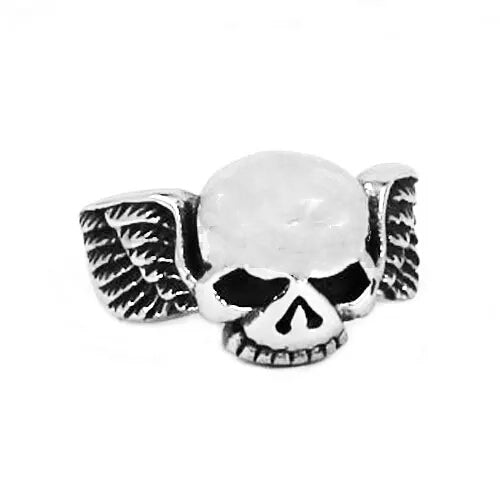 Stainless Steel Willie G Skull Ring