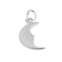 Sterling Silver Crescent Moon Necklace