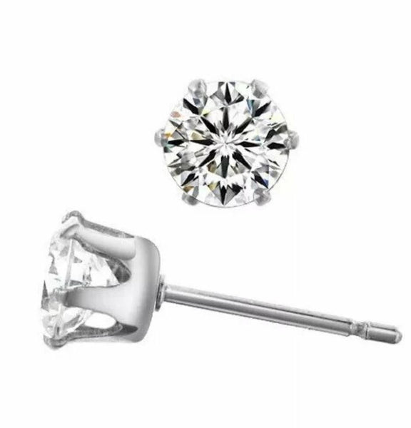 Clear CZ Earrings