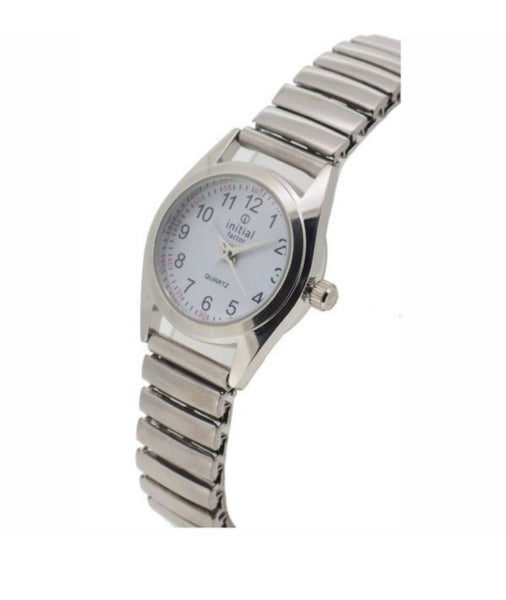 Initial Ladies Flexo Strap Watch